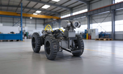 管道机器人完成电厂作业